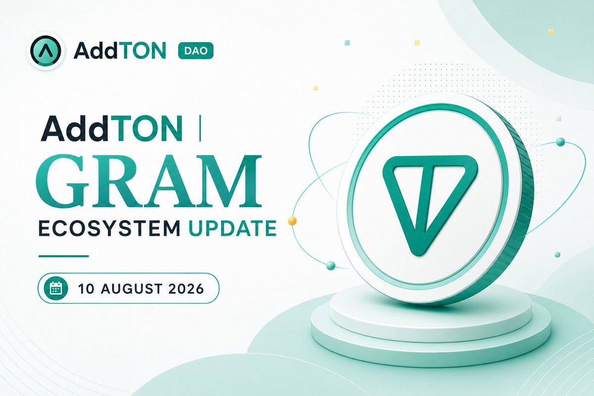 addtondao's tweet photo. 🚀 AddTON | GRAM Ecosystem Update
The GRAM ecosystem continues to evolve with ongoing development and growing community engagement. 🌐

AddTON remains focused on innovation, ecosystem growth, and building a stronger Web3 future with GRAM.

#AddTON #GRAM #Web3 #Blockchain #Crypto https://t.co/nf2KFAYFfS