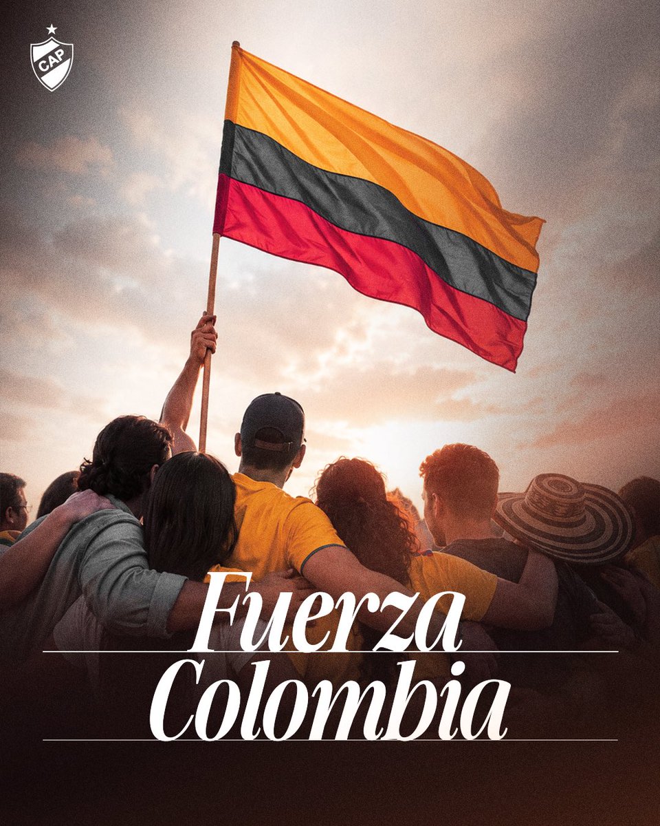 caplatense's tweet photo. Desde el Club Atlético Platense nos solidarizamos y abrazamos al pueblo colombiano en este duro momento que les toca atravesar.

¡Estamos con ustedes 🇨🇴! https://t.co/0cxKkDOELH