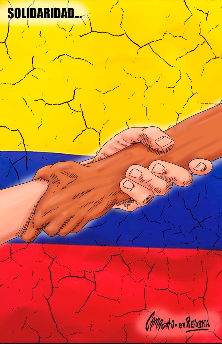 Reforma's tweet photo. Solidaridad... Por @CartonCamacho en @Reforma https://t.co/L6iJ2V1c7O
