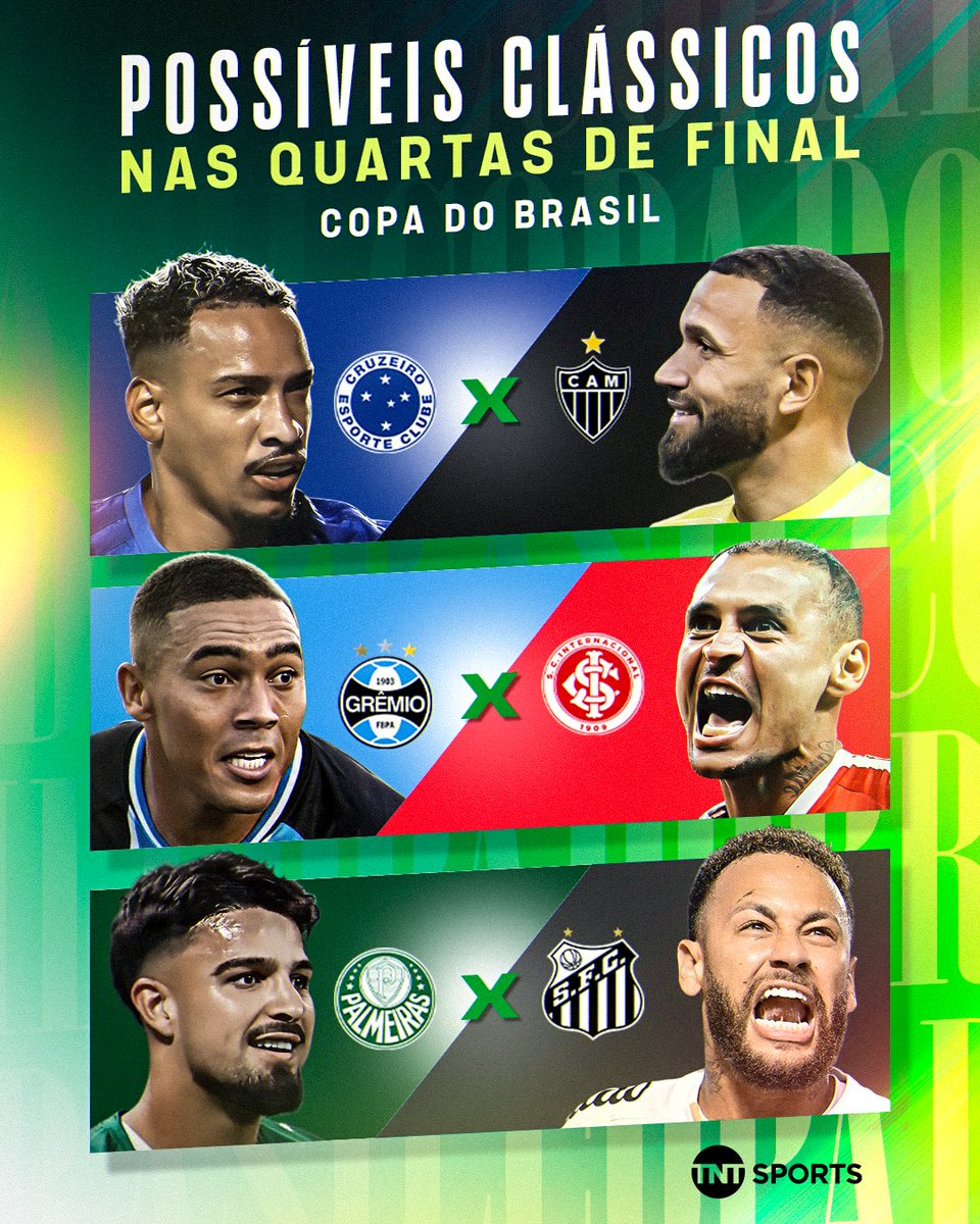 TNTSportsBR's tweet photo. TEREMOS CLÁSSICOS? 👀 Vou admitir: EU QUERO!

Diz aí como ficará o sorteio da #CopaDoBrasil...

#FBR https://t.co/PfXrPVOQuR