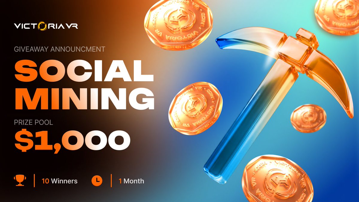 VictoriaVR's tweet photo. VR AI Hub Engagement Competition: Social Mining Returns
 
A new Social Mining round is live, and this time, we’re running it for 1 full month.
 
Why the longer season?
Because the AI Hub ecosystem is about to get a lot more active. New features, updates, Creator Quests, and opportunities are dropping throughout the month.
 
This round rewards the people who stay plugged in.
Don’t farm all your posts on day one and disappear. Follow the updates, join the conversations, create around what’s happening, and stay active as the ecosystem evolves.
 
Prize Pool: $1,000
Winners: 10
Duration: 1 month
 
How to Enter
• Create an Agent on AI Hub.
• Reply under this post with a screenshot of your Agent and its progress.
• Tag 3 friends.
• Follow @VictoriaVR.
• Create at least 10 original posts about AI Hub, AI Gaming, or Victoria VR.
• Refer at least 3 friends using your unique AI Hub referral link.
 
Stay Eligible
• Keep all competition posts publicly visible.
• Stay active throughout the competition period.
• Engage with @VictoriaVR posts by replying, reposting, or quote reposting.
• Keep following @VictoriaVR until the winners are announced.
• Follow the new AI Hub updates and features rolling out throughout the month. They’ll give you even more opportunities to create original content.
• Watch for our weekly Creator Quests. Each Quest will give you official Victoria VR ecosystem assets and a creative challenge. Use AI to turn them into memes, lore, predictions, community jokes, or something completely unexpected. Completing Creator Quests will count toward the final Social Mining ranking.
 
⚠️ Do not use Magic Madness in your copy or hashtags. Use AI Hub and Victoria VR instead.
 
One month. More updates. More Creator Quests. More opportunities to create. More chances to stand out.