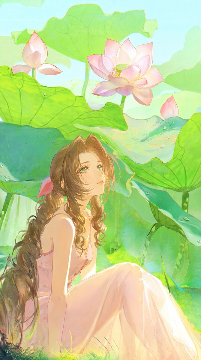 air_aerith_su's tweet photo. 작은 싹이 돋아나 숲을 키워내

#ff7 #aerith  #파이널판타지7 #에어리스 https://t.co/qcbTjbV4zS