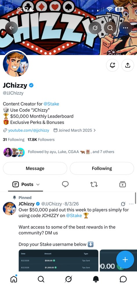 wfhseeker's tweet photo. @JJChizzy @jchizzyclips Already followed! 🩷 @JJChizzy @jchizzyclips 

tag: @gt_32323 

stake id: zai1010 https://t.co/TMXNAlPymf