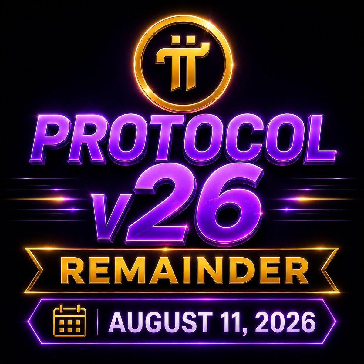 RealPawsc's tweet photo. 🚨 Protocol v26 Upgrade Reminder⏰!!
Pi Mainnet is upgrading to Protocol v26, with node operators required to complete the upgrade by August 11 to remain connected to the network.
This is an important step toward the next phase of. #Follow_me https://t.co/CwWrWOCo2u