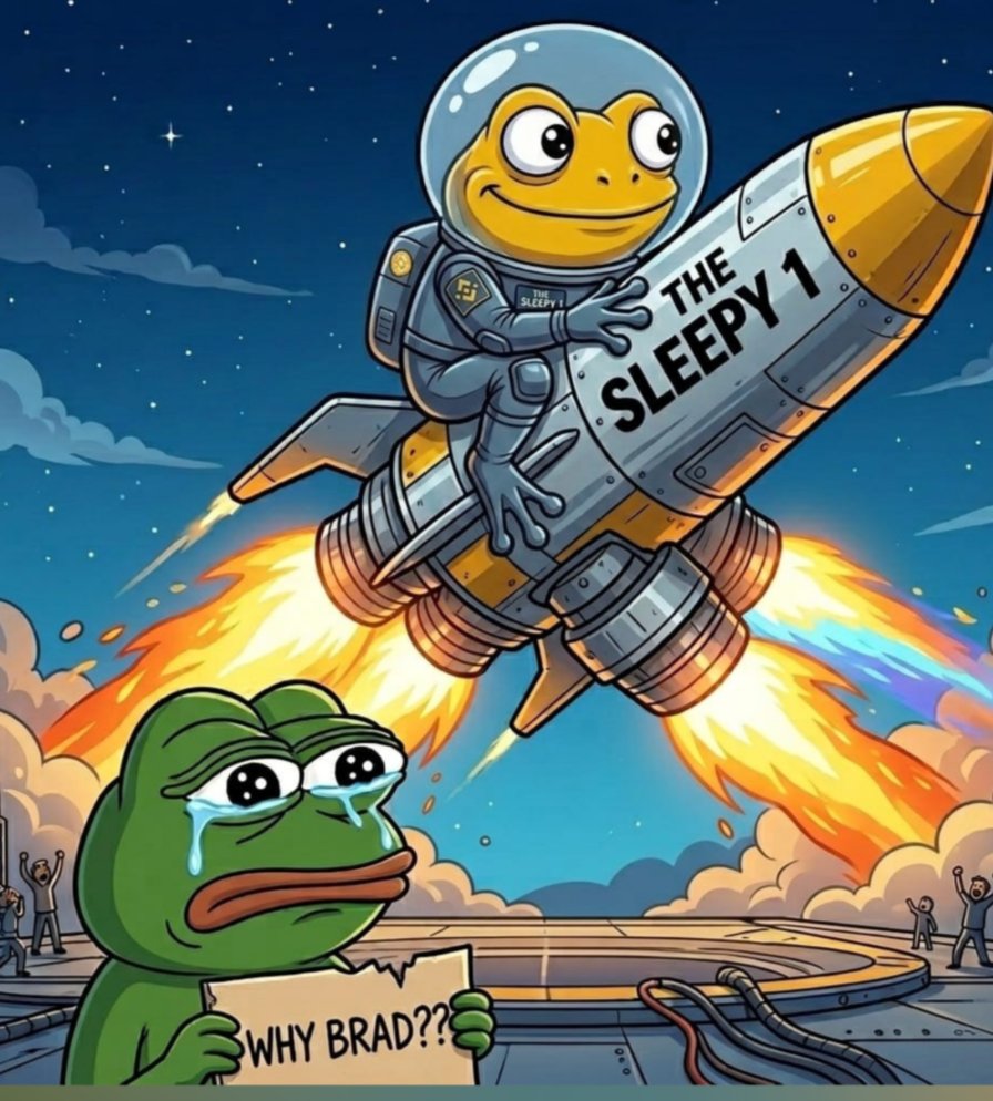 LordBradBNB's tweet photo. They said Brad was sleeping.
They were wrong.
Some frogs wait for permission. Some frogs wait for the crowd.
Brad waited for the signal.
The Sleepy 1 was never asleep. It was counting down.
While you were watching the chart, something else was watching the sky.
🚀 Ignition confirmed.
The ones left behind will ask "why."
The ones who knew... already boarded.
$BRAD