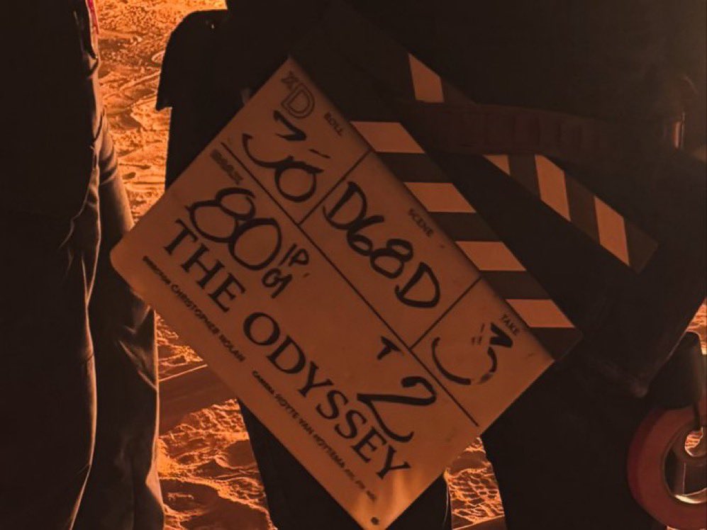 9fihli's tweet photo. behind the scenes of the odyssey (2026) https://t.co/iRjAisqxAf