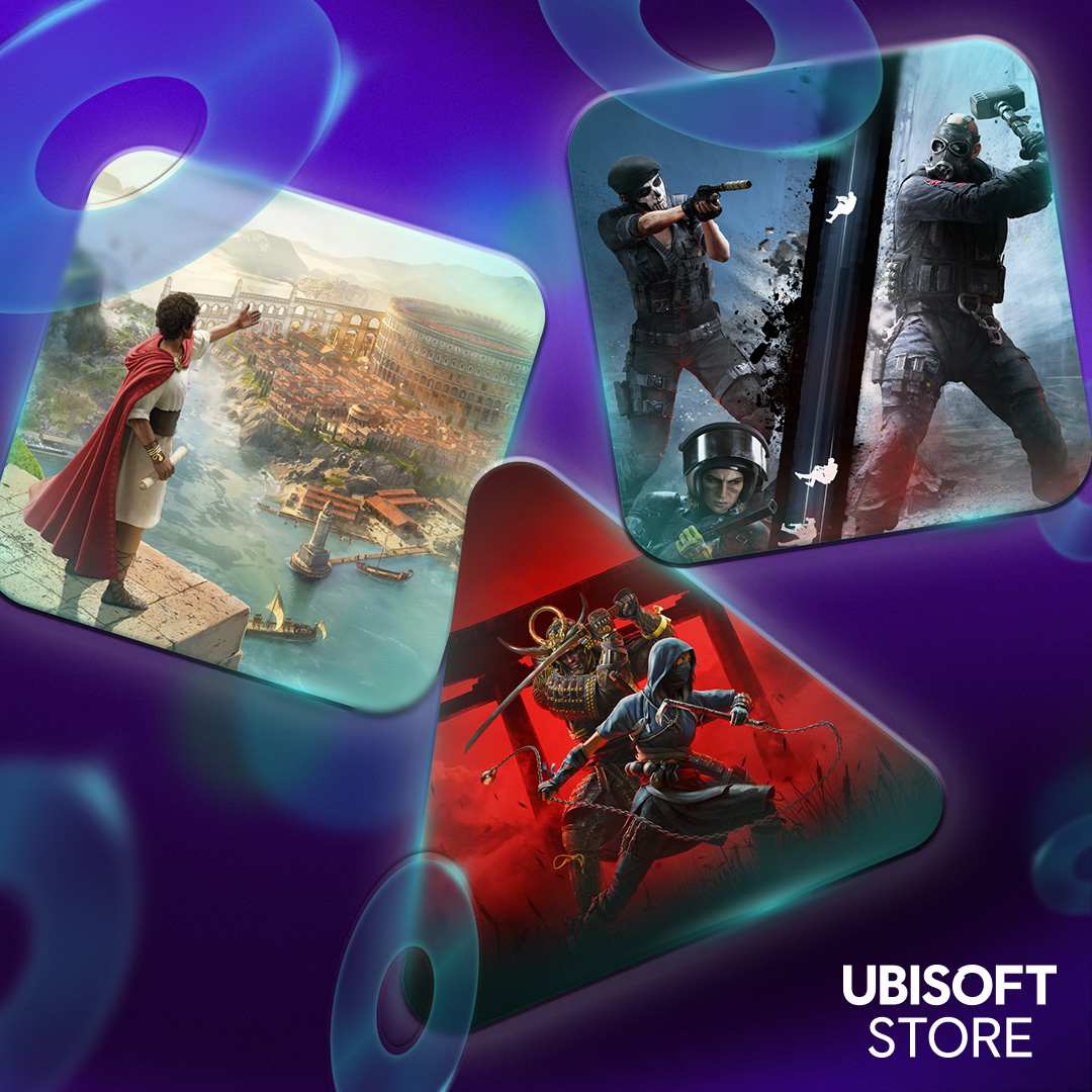 Ubisoft_UK's tweet photo. Can't wait for Gamescom? Neither could we 😬 Shop our Gamescom Sale now and save up to 85%, plus an extra 20% off with code EXTRA20 → https://t.co/zzAHmzYMsS https://t.co/xBNyxGyqdP