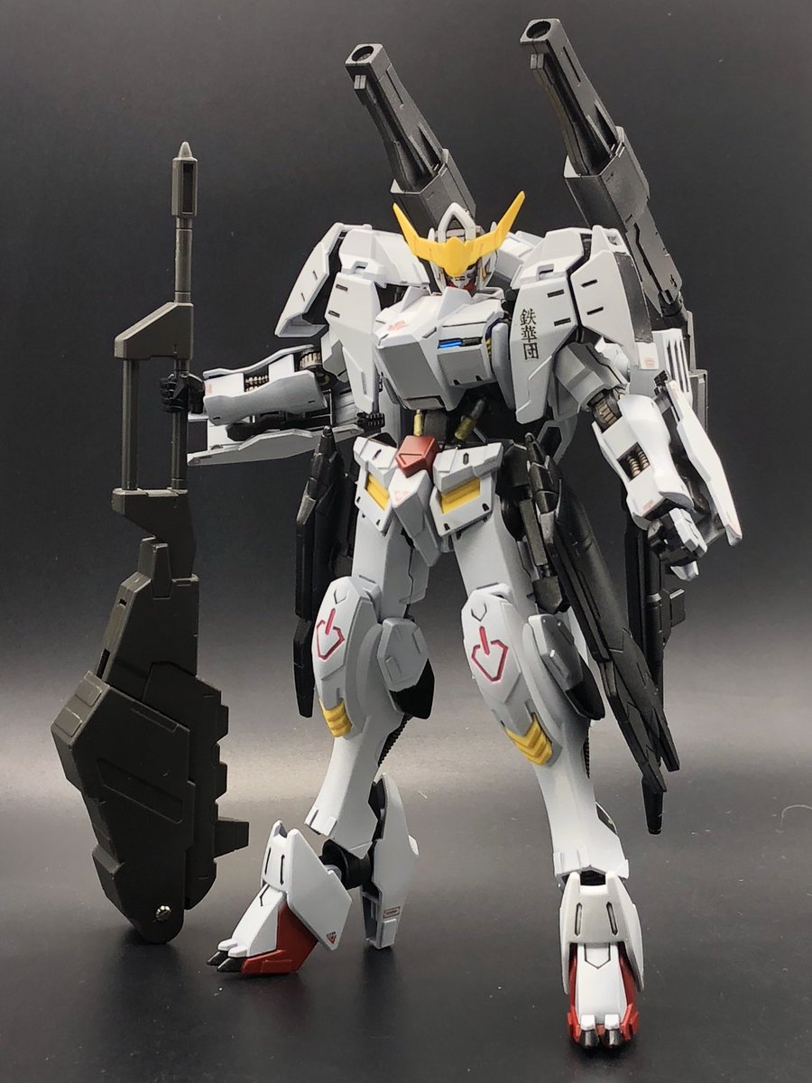 k4SrvcwDZtfR6QE's tweet photo. #他人の持ってない模型を晒してみる 
フラウロスからパーツをパクってルプス形態🐺を実現したバルバトス。という設定☺️

「シノ、ちょっと貸して」 https://t.co/AocDmbnLde