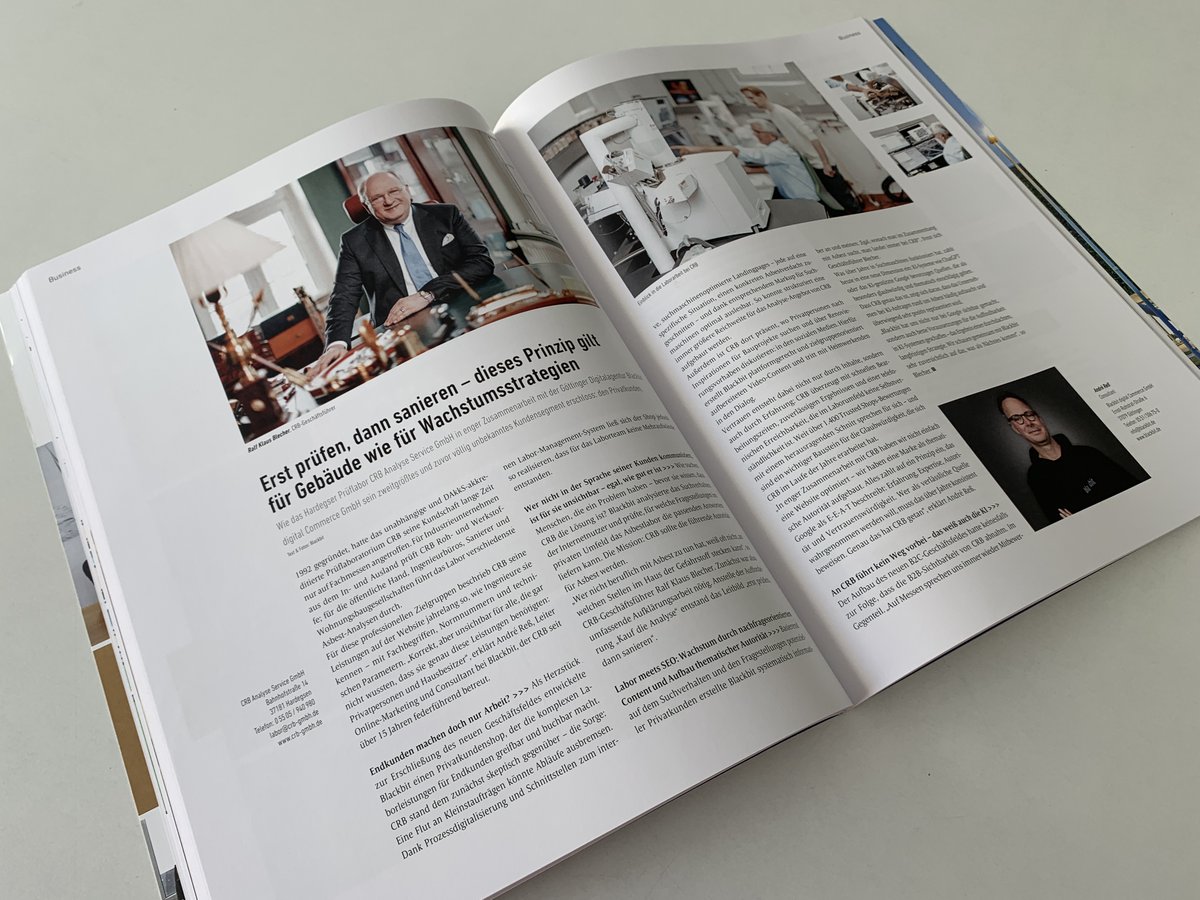 crb_analyse's tweet photo. CRB im Charakter-Magazin: Wie wir zu einer führenden digitalen Autorität für #Asbest-Analytik wurden – und welche Rolle unser Leitbild „erst prüfen, dann sanieren“ dabei spielte. 📖 Jetzt online lesen: https://t.co/3pmOXBIIzN https://t.co/TDVGAUJcIZ