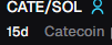 TheKG99's tweet photo. @PoorGoat_ Catecoin is trademarked though $cate is the ticket but the disc is Catecoin no? or am i missing something https://t.co/vBYFGuR19m