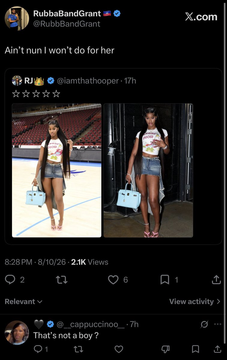 RubbBandGrant's tweet photo. Damn yall really do be hating on bad bitches that’s crazy https://t.co/P8je70lKmX