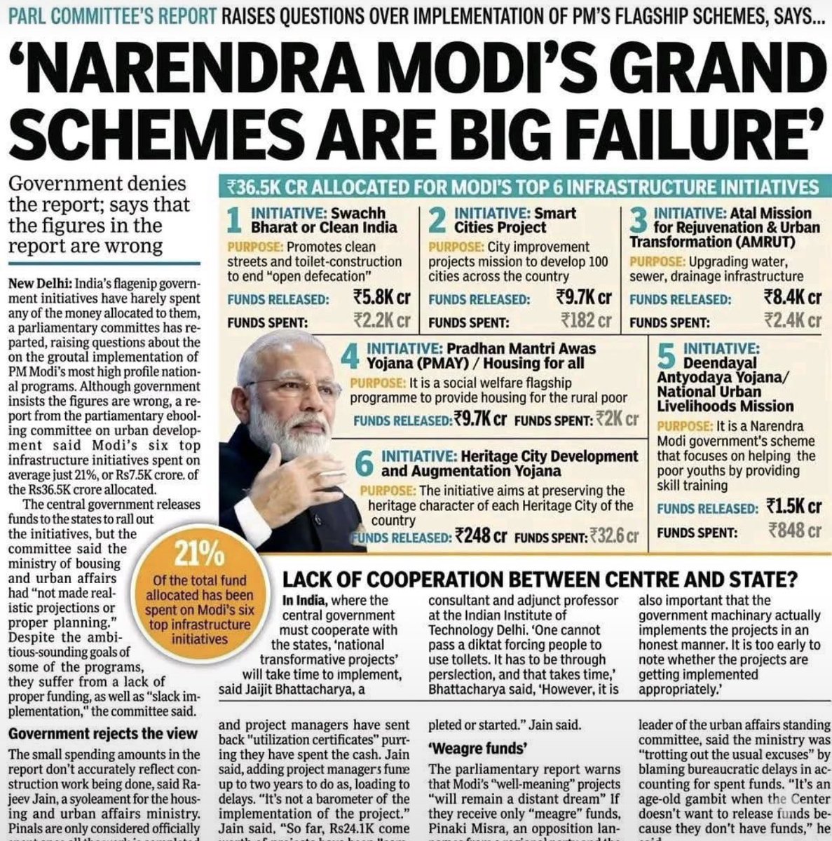 jawharsircar's tweet photo. 12 years of big talk, expensive propaganda, terrorisation of media into compliance and dedicated economic benefits (often undue) to Pay Back Cronies ! 
This man MUST GO! https://t.co/p3SzGMW605