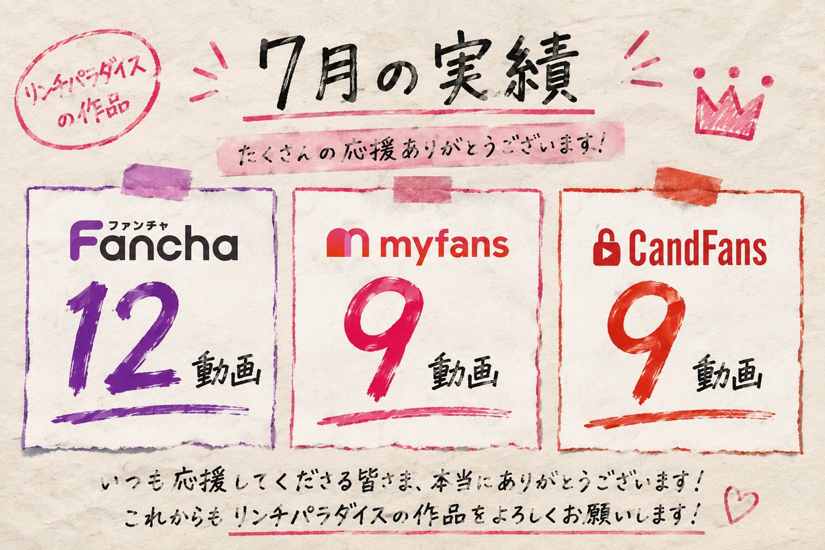 lynpara55's tweet photo. プランの投稿頻度を増やしました！！ https://t.co/aPFCEfB6aN