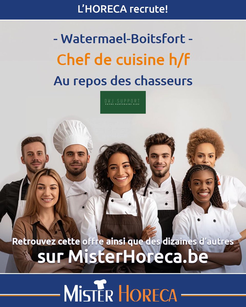 Emploi_Horeca's tweet photo. #Emploi #HoReCa à Watermael-Boitsfort : Chef de cuisine h/f
https://t.co/Zu1njbYnkO https://t.co/lzGWCl7mBy