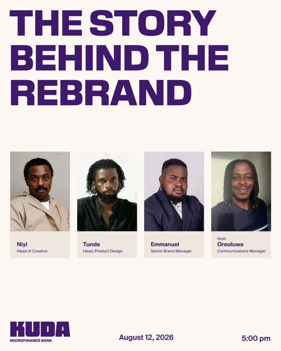 joinkuda's tweet photo. We've seen the comments. All of them.

The love, the questions, the “who approved this?”, everything! 

So, let’s talk.

Join us tomorrow at 5:00 pm for an X Space: The Story Behind the Rebrand.

Bring your burning questions. We’ll do our best to answer them.

See you there. 💜 https://t.co/rVoHJL9mZm