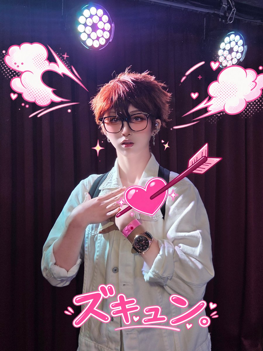 Sedami_ouo's tweet photo. #ハニワコスプレ 
#honeyworks

　　── 負けずに闘う君と、視線が合ってドキドキ ── https://t.co/nKImDZiJcF