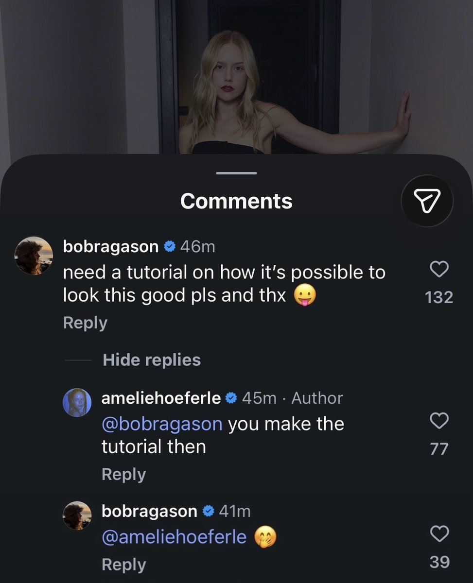 bobrgason's tweet photo. i'm afraid she's just as flirtatious as her character https://t.co/p7QZbyZQYn