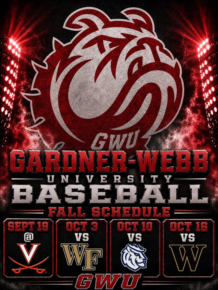 GWUBaseball's tweet photo. Fall ball is here! ⚾️🐾

The Dawgs are back in action this fall with four matchups on the schedule. Mark your calendars and come support GWU Baseball! 🔴⚫️

#bluecollarball | #skodawgs https://t.co/874b8kmLH2