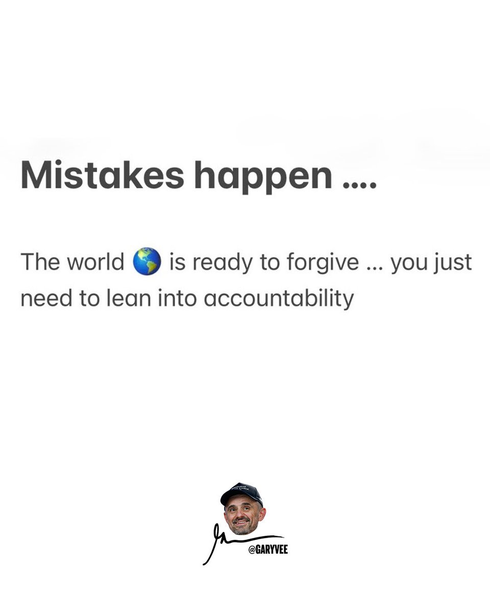 garyvee's tweet photo. So many of you are being held back because you aren’t able to say you’re sorry and own a shortcoming … when in reality it’s the first step to so much more joy .🥹… I reallllly hope this helps one person today https://t.co/6QVUNj4kOd