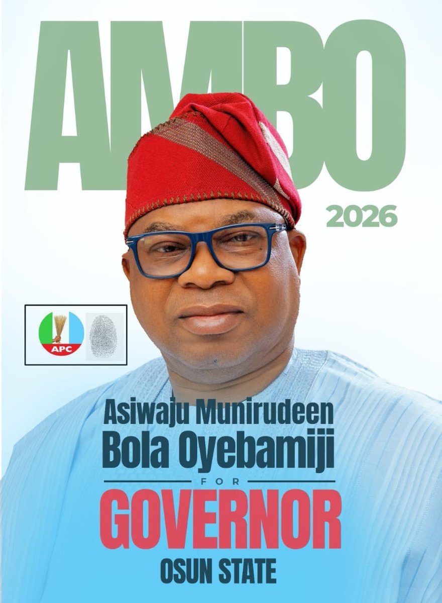 WyigGroup's tweet photo. When the time comes, let your PVC speak louder than the noise.

Osun, choose progress. Choose competence. Choose APC. 🇳🇬🔥

#OsunDecides #APC
Trump Osun Ambo  Skelly https://t.co/xYvqWBDPrF