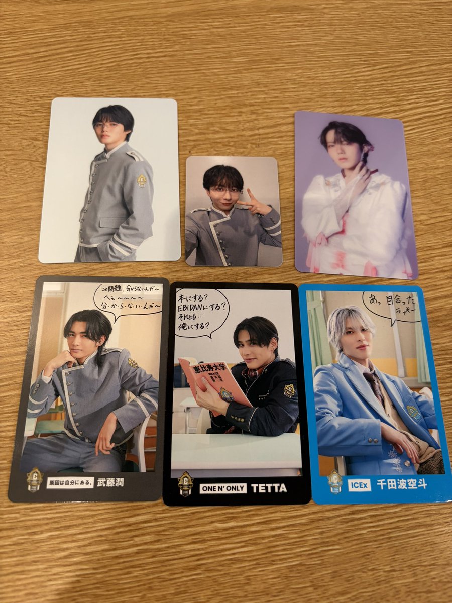 S_jamjam_'s tweet photo. EBiDAN THE LIVE 2026 15th Anniversary POP UP グッズ 交換

譲】画像

求】桜木雅哉　
封入ミニトレカなんでも>プラカード>他

8/15渋谷にて交換希望です🍒
まとめての場合のみ郵送可

異種もあり難しいと思いますがお気軽にお声掛けください。 https://t.co/bgcFkHzdDd