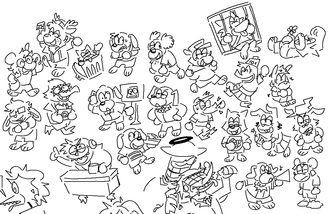 zedleaked's tweet photo. TOONS,, I HOPE THEY'RE EASILY IDENTIFIABLE WITHOUT COLOUR [IGNORE THE UNRELATED GAY LOSERS /SILLY]

WHENEVER I FEEL LIKE IT I MIGHT REFINE THESE DOODLES N MAKE THEM INTO SOMETHING CUTE IDK

#TTCC https://t.co/Wo3wzj7q9r