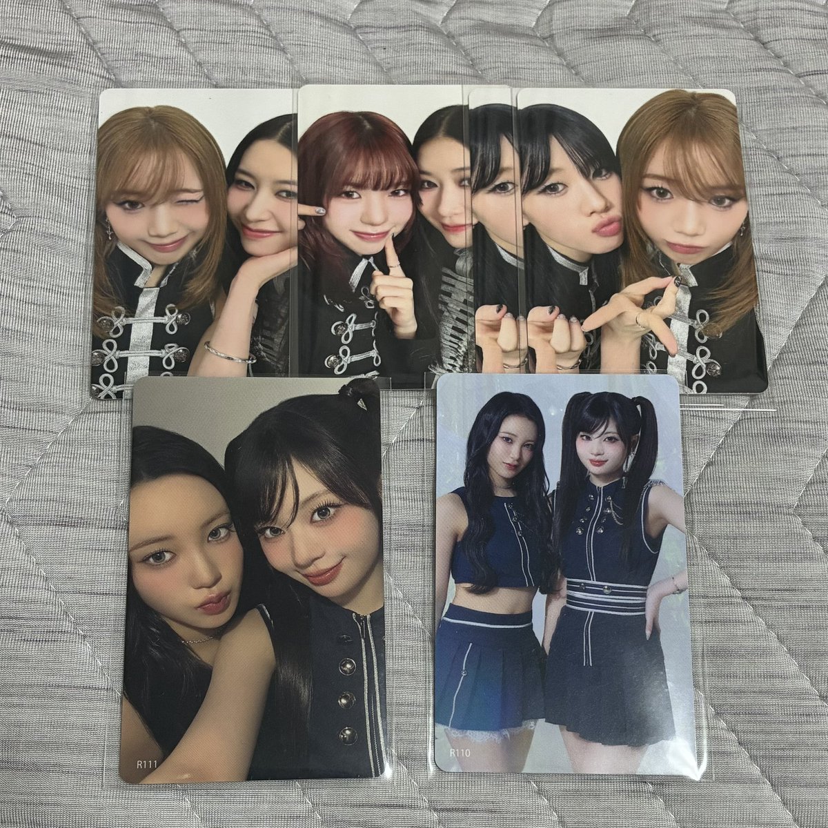 rc_a515's tweet photo. ME:I 交換

譲　画像1〜4 

求　リプ欄　文寧
新星堂の鼓は同種含むお取引のみ

神戸２日目手渡し>郵送

好条件の方優先したいためお返事にお時間いただくことがあります💦

#ME_I交換　#ME_I_交換 https://t.co/FeExJzTceH