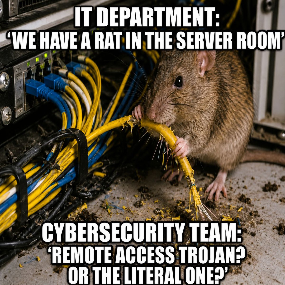 hackinarticles's tweet photo. Pic of the Day

#infosec #cybersecurity #cybersecuritytips #pentesting #cybersecurityawareness https://t.co/OhAlyhjwFv