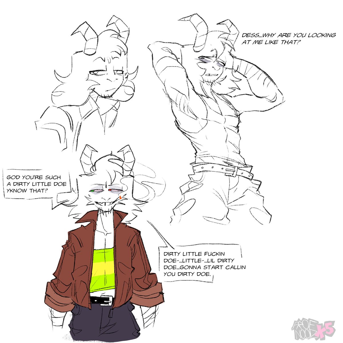 PROFNOODX's tweet photo. Asriel iss kinda fun to draw

#deltaruneㅤㅤㅤ 
#deltarunefanartㅤㅤㅤㅤ https://t.co/TO2q4UC3br