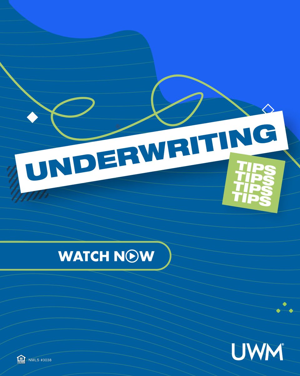 lukev_07's tweet photo. Whether it's a product enhancement, guideline update or underwriting refresher, our Underwriting Tips are built to help you find answers fast and avoid common roadblocks. Watch the latest tip today and grow your expertise: https://t.co/ksqs2KExSn https://t.co/t1aQxFoeGD