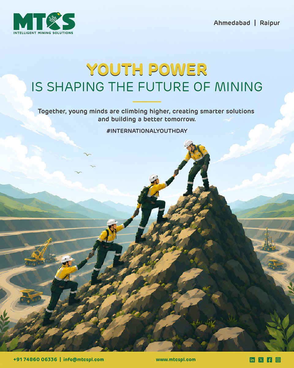 mtcspl's tweet photo. Young minds bring fresh ideas, bold perspectives, and the courage to shape a better tomorrow. On International Youth Day, we recognise their potential to drive innovation, progress, and positive change.

#InternationalYouthDay #MTCS #YouthEmpowerment https://t.co/Fio1G2bp3m