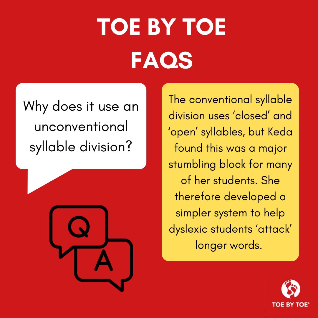 toebytoe's tweet photo. 📕❓ Your Toe by Toe questions, answered!

We’ve rounded up a few more of our frequently asked questions about Toe by Toe.

Got a question we haven’t covered? Drop it in the comments or send us a message - we’re always happy to help! 💬

#readingprogram #dyslexiasupport #literacy https://t.co/bFmKiN3Qi3