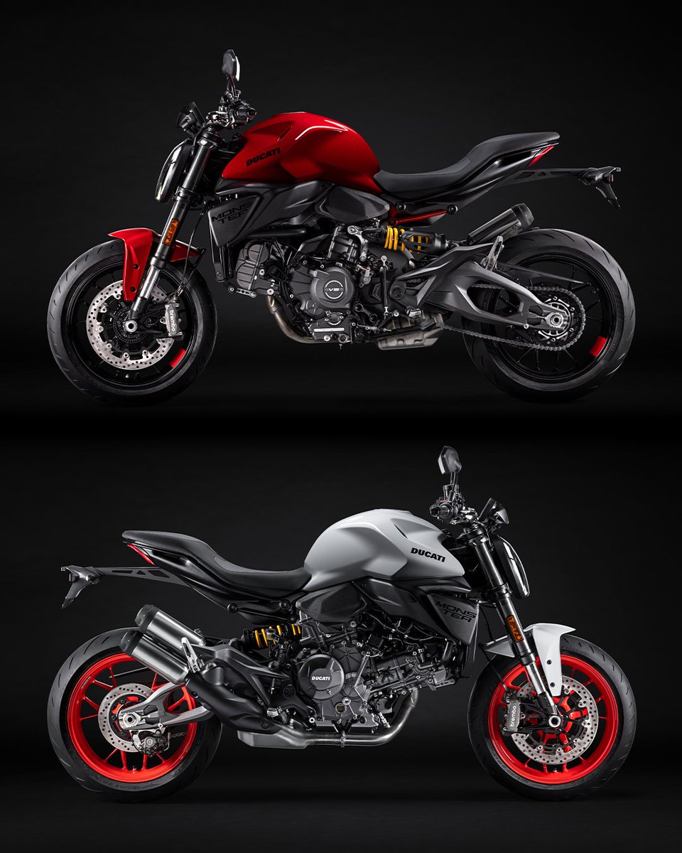Ducati_India's tweet photo. An icon from birth, now redesigned down to the smallest detail, but its soul remains the same: essential, pure and immediately recognizable.

The new Monster one word - Legend.

#Monster #IMLegend #Ducati #DucatiIndia https://t.co/dyfyQYOXof