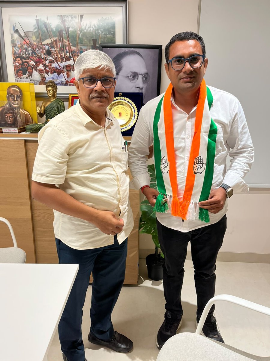 AdvRajendraPal's tweet photo. कांग्रेस परिवार में आपका स्वागत है..!

आज कांग्रेस पार्टी की सदस्यता ग्रहण करने वाले साथियों का स्वागत एवं अभिनंदन..!

1. रेनू राणा जी — पूर्व युवा प्रदेश अध्यक्ष (Centre Zone), आम आदमी पार्टी, हरियाणा।

2. सूरज प्रकाश जी — हल्का प्रधान JJP (दुष्यंत चौटाला), बरोदा, सोनीपत, हरियाणा।

3. अतुल कुमार चौधरी — पूर्व जिलाध्यक्ष किसान यूनियन, बिजनौर, उत्तर प्रदेश।

आइए, मिलकर लोकतंत्र, संविधान और सामाजिक न्याय की लड़ाई को मजबूत करें..!