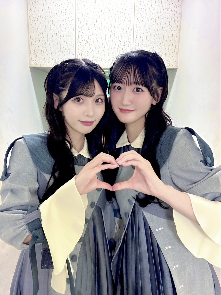 osaki_serika's tweet photo. #STU48ライブツアー2026
in 大阪 2公演ありがとう！
たくさん名前呼んでもらえるの
嬉しいんだ😿🥦 
ペンライトもとても嬉しい🎶

そらぱせ髪型お揃いです🫶🏻
一緒に出るの初でした \ˆ ˆ/ ♡ https://t.co/hXVLcFRHQt