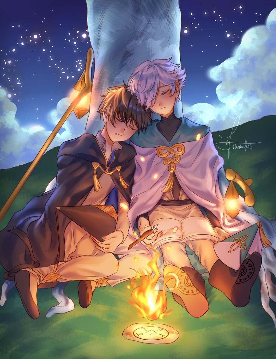 Blueshade012's tweet photo. Cherished moments
#orufrey #witchhatatelier #Δ帽子 #wha https://t.co/qLen0daiav