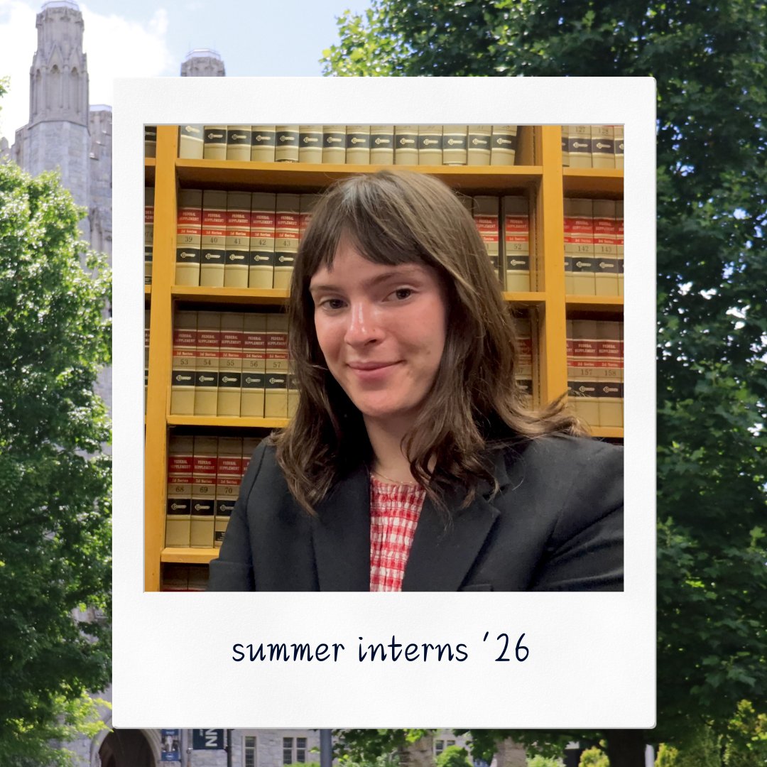 UConnLaw's tweet photo. This summer, Beatrix Jordan interned for United States District Judge for the District of Connecticut Alvin W. Thompson.

"I got to talk through difficult arguments with the law clerks, forcing me to internalize and articulate concepts that would have been foreign before this." https://t.co/JNDaMu83rV