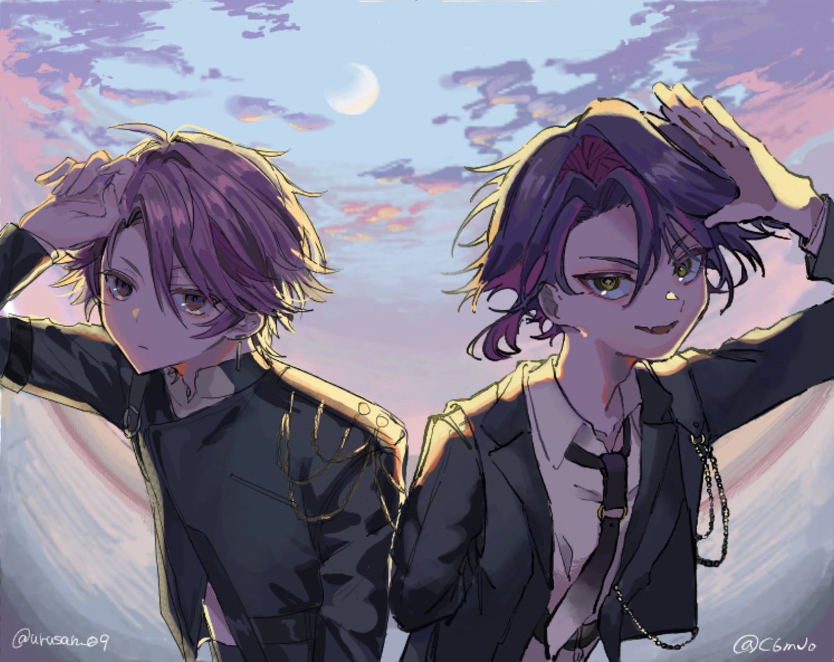 C6mJo's tweet photo. 絵茶合作してもらいました！！！！✨✨

#わたらいらすと #SeraPic 

🦉🎻 ⇒ @urusan_09 https://t.co/EqgzICAWyM