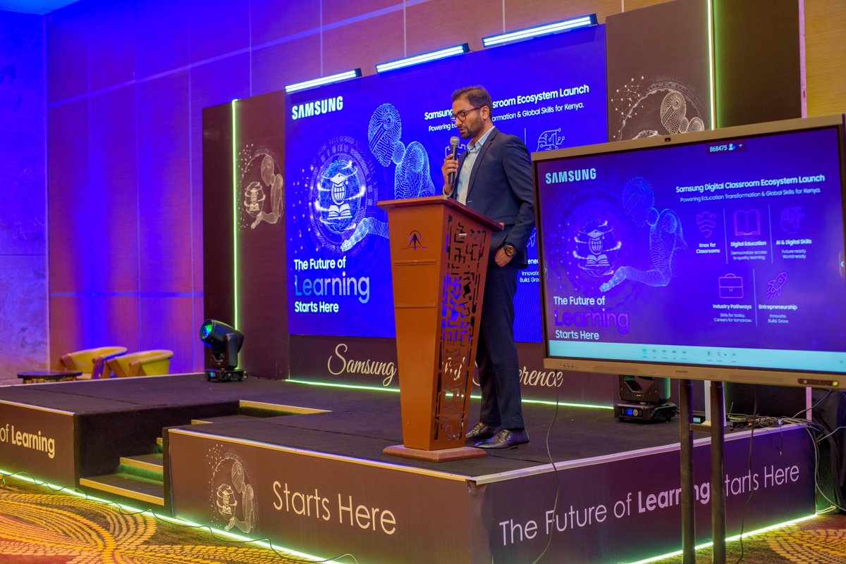 SamsungMobileKE's tweet photo. The future of learning starts here.💡

Our recent launch of the Digital Classroom Ecosystem showcased Samsung's innovation and modern technology in action.

#GalaxyAI #AwesomeIntelligence https://t.co/ex2U5G9BrW