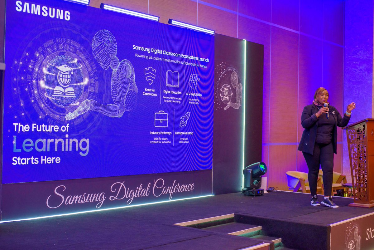 SamsungMobileKE's tweet photo. The future of learning starts here.💡

Our recent launch of the Digital Classroom Ecosystem showcased Samsung's innovation and modern technology in action.

#GalaxyAI #AwesomeIntelligence https://t.co/ex2U5G9BrW