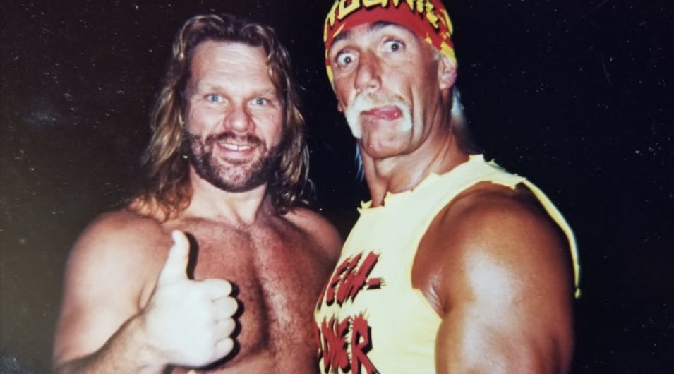 RealHacksawJim's tweet photo. Remembering my friend, the late, great Hulk Hogan on his birthday! https://t.co/xAm1QIIjOW