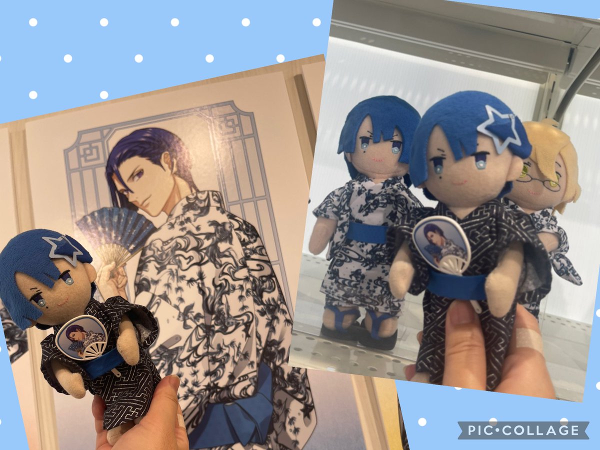 aruruley_07's tweet photo. グラショ行ってきました！
お着替えして
真斗くんとパシャリ📷✨
かっこいい浴衣姿です💙
また浴衣とか作ろう！！ https://t.co/Wp7JGRJNc3