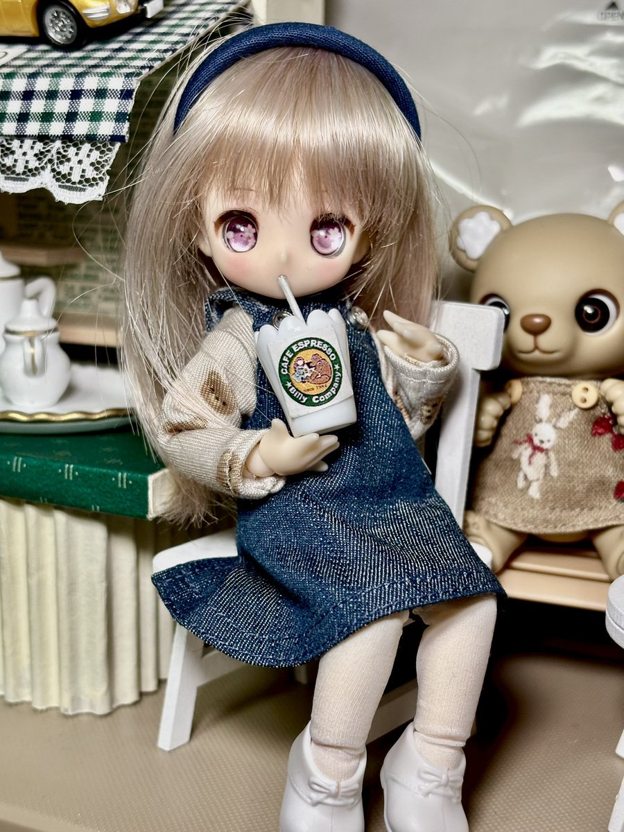 mini_Roth2408's tweet photo. 今日のお客さんは #TAISA ﾁｬﾝ☕️

#OBヘッド #ピコニーモP #itomaki_obasan https://t.co/20EX4OCCYV