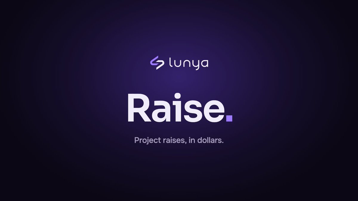 lunya_io's tweet photo. Raise: projects raising in front of the whole ecosystem, in dollars.

Teams get a treasury they can count, runway in the unit they spend.

Backers commit a number they understand, not a volatile asset that changes meaning the day after. https://t.co/xeJEFD5F4h