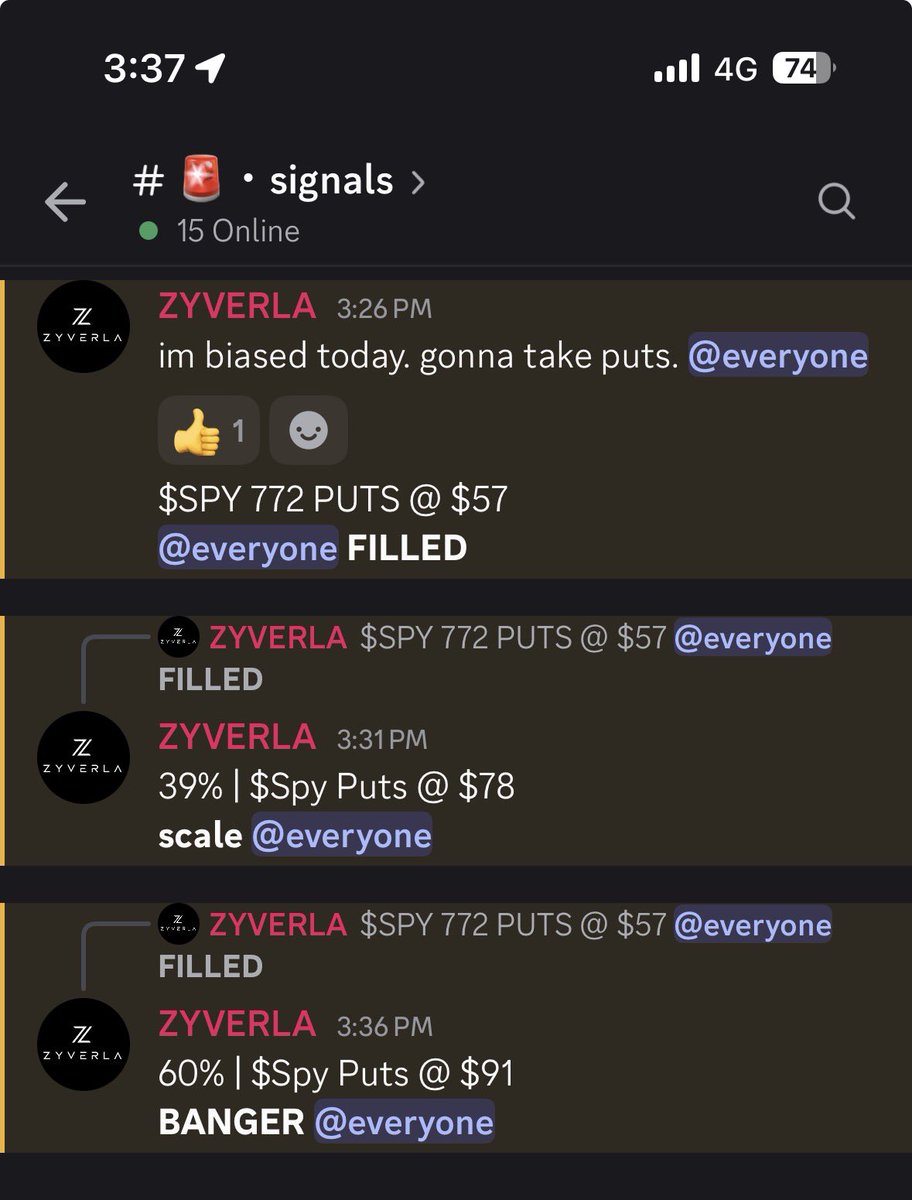 Zyverla's tweet photo. $SPY PUTS WITH THIS VIEW 

EASY 60%

LUNCH PAID BOYZZZ 💛📍 https://t.co/IUmBiJUHGo