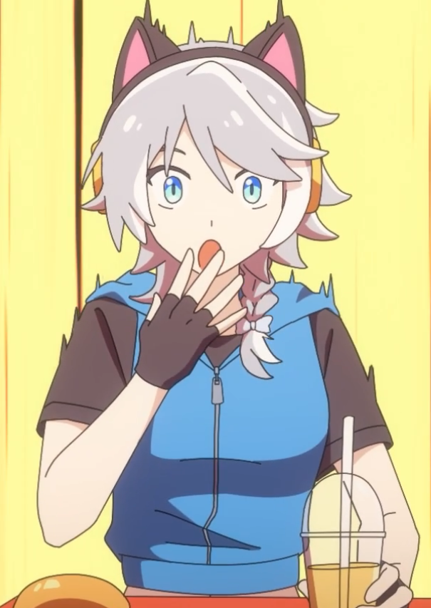 Atray_Lucid's tweet photo. Her cat ears being actually headphones 😭😭human AU Cifera https://t.co/CQAFRIkU1i