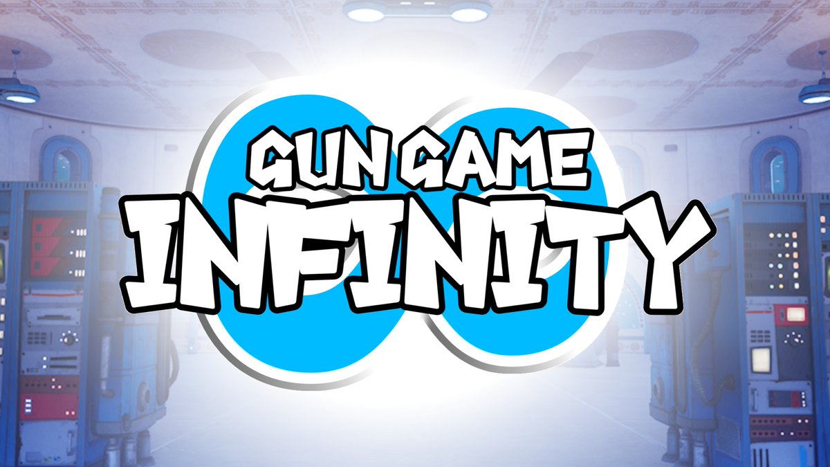 Kle3blatt's tweet photo. I have released a Fortnite Island named Gun Game: Infinity! The following (after the Island's thumbnail) is 3 of the 8 maps I've chosen to show here.

The Island code is: 9919-9258-0988

#ForniteCreative https://t.co/BHCM8nRsd0