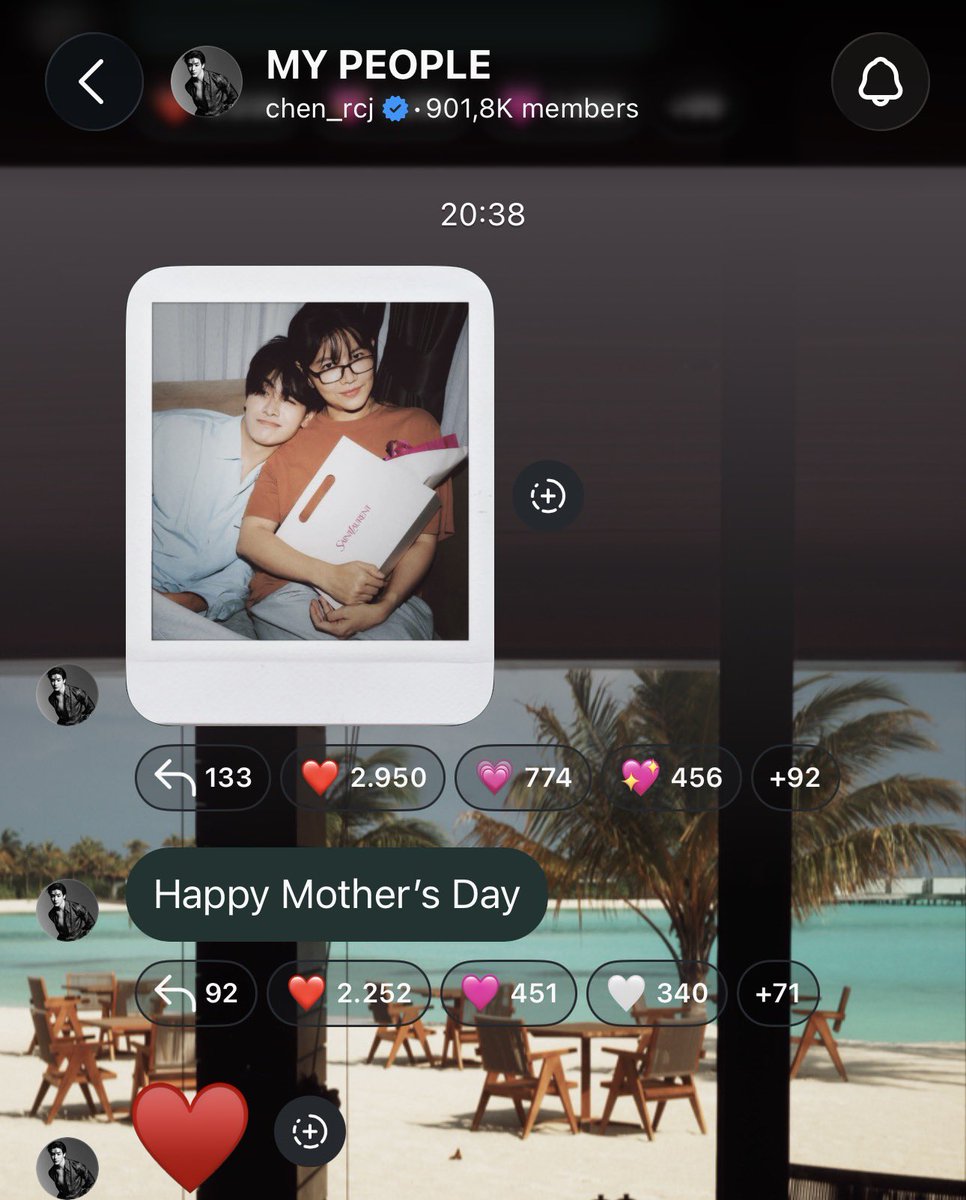 callmebamnie's tweet photo. 【📢IGS: chen_rcj @ChenRcj 】
#จุงอาเชน #JoongArchen

🌞: Happy Mother’s Day ♥️
——
khun mae’s precious treasure https://t.co/Er6zjEbglG