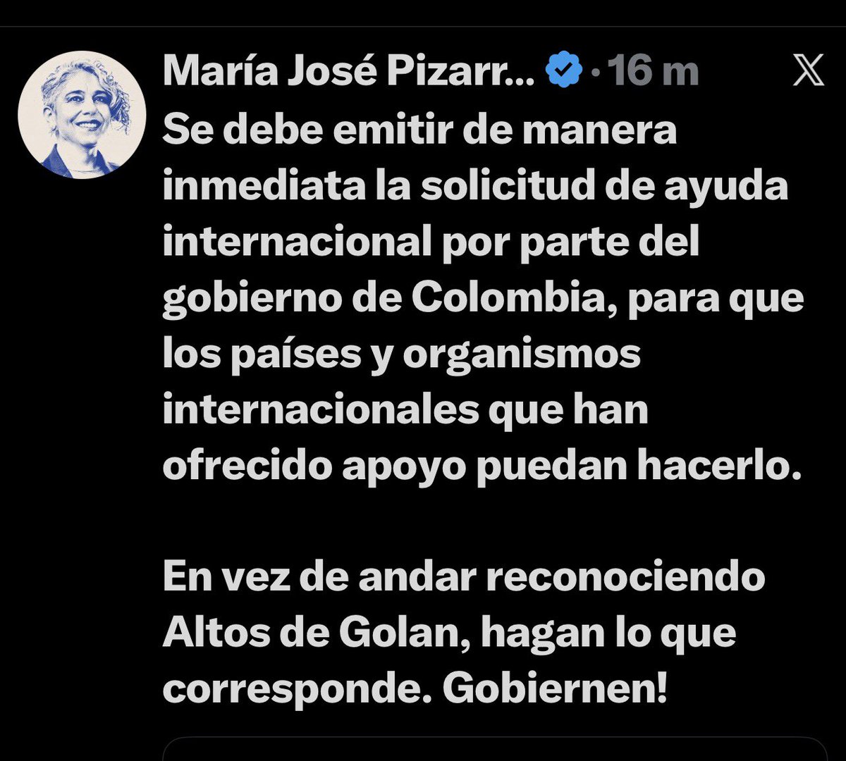 PilarEscobarBX's tweet photo. Señora @PizarroMariaJo el señor presidente está trabajando desde temprano, pero que ha hecho usted y si bancada?
Sea seria y trabaje ! https://t.co/sW1bFLGBqe