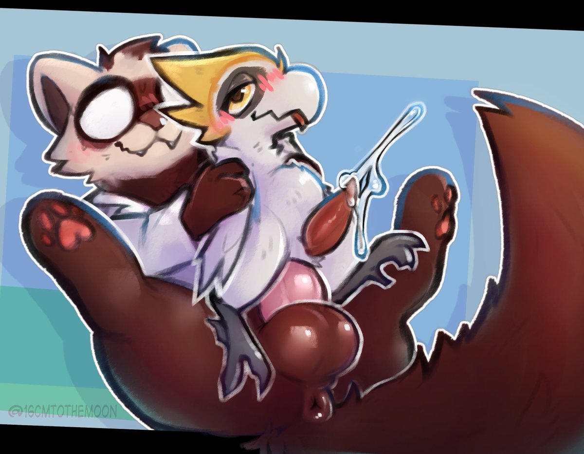 16cmtothemoon_'s tweet photo. comm for @TukoFerret &amp; @Otterjunk 

æå 😦☺️ h https://t.co/DpWAPSaPCK